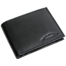 Leder Herren Geldbörse Geldbeutel Portemonnaie Hochformat Querformat schwarz