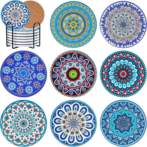 Mandala untersetzer mit - mit, halter