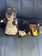 steiff tiere Igel, Bieber & Schildkröte