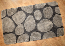 ? großer Hochflor antirutsch Badezimmer Teppich grau Stein Optik top Qualität?