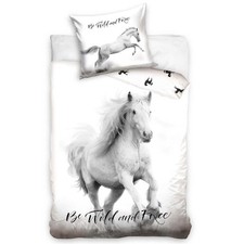 Pferde Bettwäsche 135x200cm