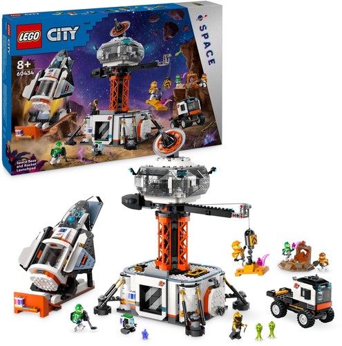 Lego city 60434 raumbasis - city,