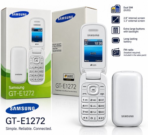 Samsung e1272 klapphandy - samsung, gt-e1272