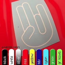 Aufkleber Shoker Hand Auto