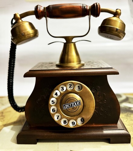 Western telefon messing holz - western,
