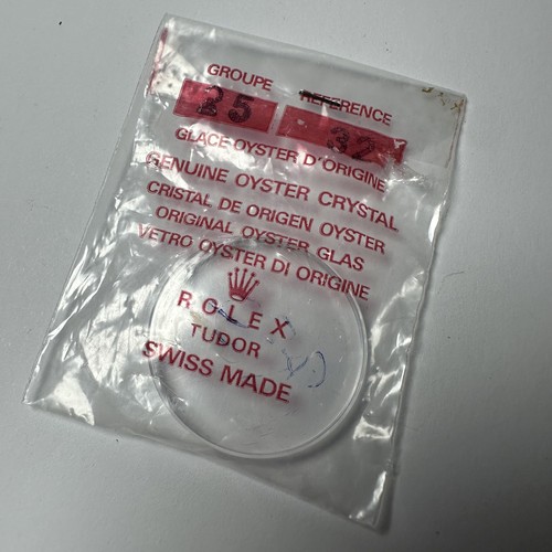 Rolex domed nos plexiglas - "domed",