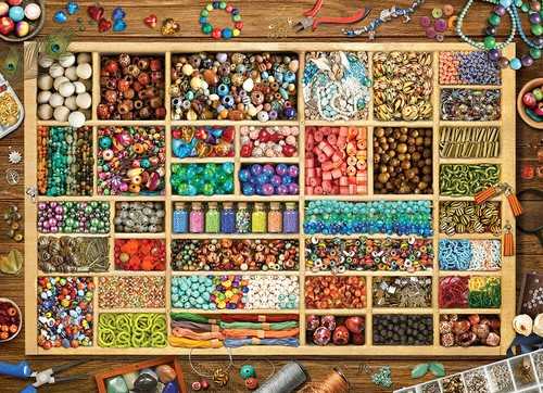 Puzzle perlen collage - perlen, 1000