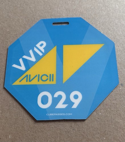 Avicii vvip backstage - backstage, laminate