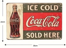 Blechschild 30x20 Schild Coca