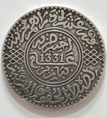 Marokko rial 1913 silber - 1, 900