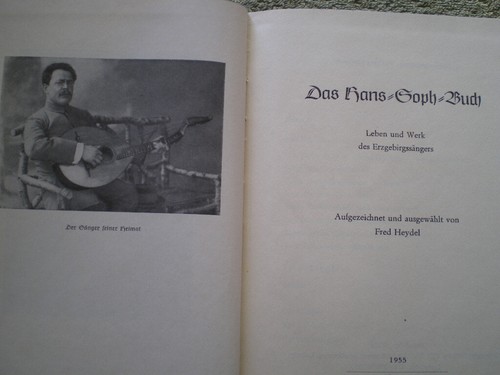 Erzgebirgssänger hans soph - hans,