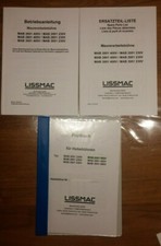 Ersatzteilliste Bedienungsanleitung Prüfbuch Lissmac Bühne MAB2001 