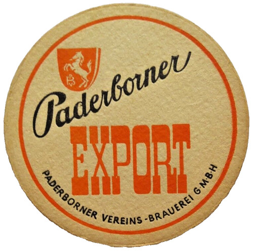 Alter bierdeckel paderborner - alter,