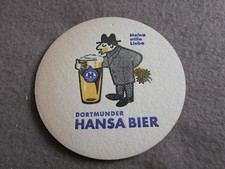 Bierdeckel ,  Dortmunder Hansa Bier , Meine stille Liebe