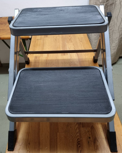 Klappbare doppeltrittstufe - klappbare,