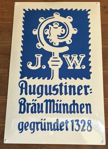 Emailschild w augustiner - emailschild,