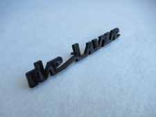 Schriftzug Typzeichen Trabant 601 de Luxe, Neu Originalteil aus Lagerbestand