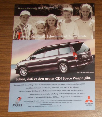 Seltene werbung mitsubishi - seltene,