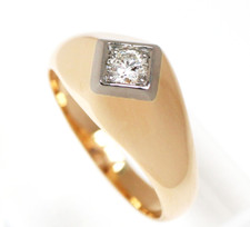 Herrenring 18 Karat 750 Gold