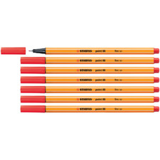 7 x Stabilo Point 88 Fineliner