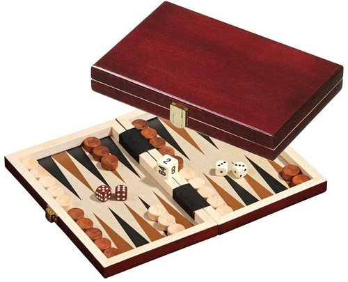 Backgammon holz klein - backgammon,