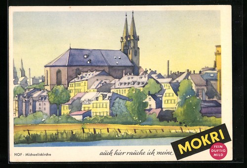 Ansichtskarte hof - ansichtskarte,
