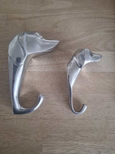 Wandhaken hund aluminium - wandhaken,