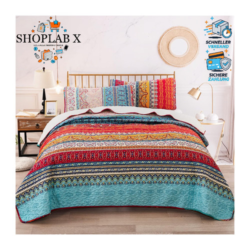 Tagesdecke 220x240 boho - 220x240,