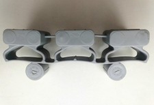 Trio - Kappen Lattenhalter Ersatz Bett Lattenrost/grau/ Gebraucht!SEHR GUT