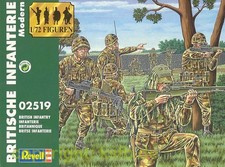 1:72 Revell #2519 moderne Zeit England britische Infanterie Soldaten Figuren