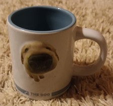 Tasse mit einer lustigen 3D Golden Retriever Abbildung