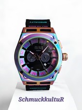 Diesel Uhr Herren DZ4547 Chronograph Timeframe Silikon Schwarz 