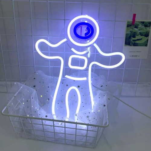 Neon led schild - schild, astronaut