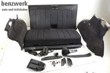 Mercedes W124 Kombi S124 Kindersitzbank 7-Sitzer Stoff schwarz mopf1✔️