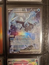 Pokemon Kyurem EX 165/086 BLK DE Alt Art Weisse Flammen Schwarze Blitze Mint PSA