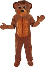 Teddy Bär Kostüm Maskottchen  Karneval Fasching  Festival Motto Party