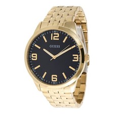 Guess Herrenuhr gold schwarz