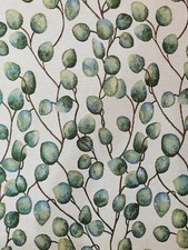 New World Wandteppich 'Eukalyptus große Blätter' Stoff - V Muster Rapport 72 cm