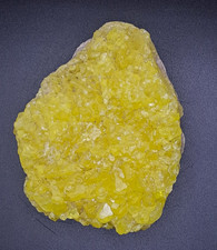 Schwefelkristalle auf Matrix, ca 10x8cm, 210g