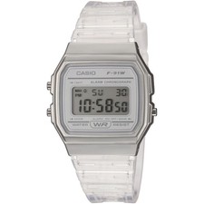 Casio Damenarmbanduhr Chronograph F-91WS-7EF Resin B-WARE