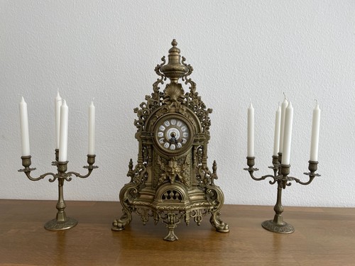 Barock uhr louis xiv stil - im,