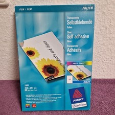 AVERY Zweckform Inkjet Folien A4 klar Stärke 0,17 mm 35 Blatt