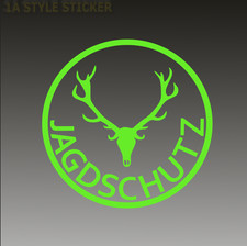 Jagdschutz Aufkleber Jagd