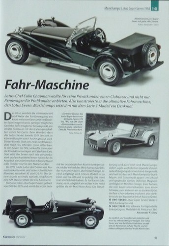 Lotus super seven series - seven, in