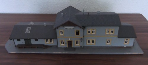 Bahnhof radeburg auhagen - h0,