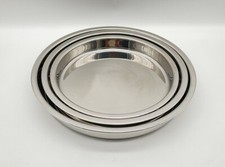 AMC 3er set Edelstahl Tablett