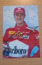 Michael Schumacher Signiert Autogramm Original Ferrari Weltmeister
