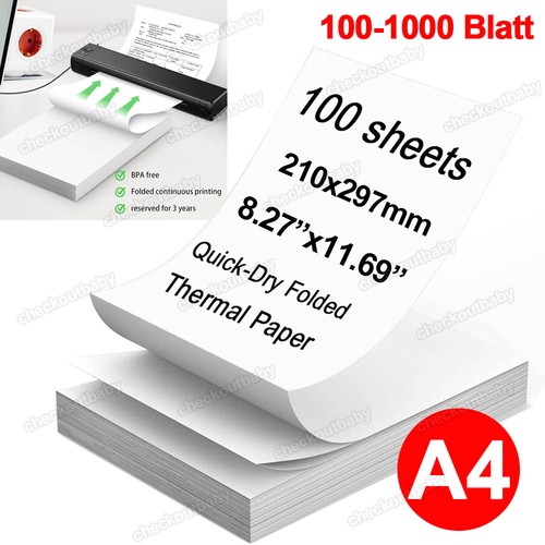 Thermopapier 100 1000 blatt - a4,