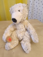 SIGIKID weißer Bär Eisbär Holz Plakette Klecks Stofftier Teddy Bär Kuscheltier