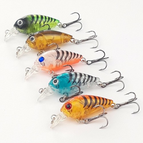 5er set crank baits wobbler - set,